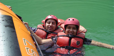 Sunil river rafting at Rishikesh